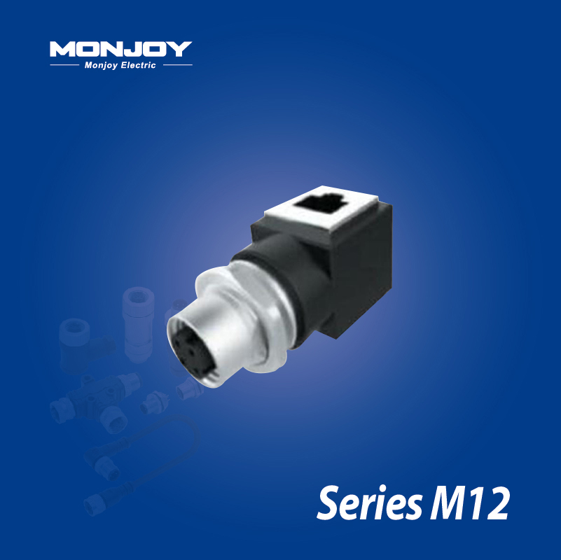 M12*1.0，D標(biāo)準(zhǔn)，孔-RJ45 轉(zhuǎn)換適配器
