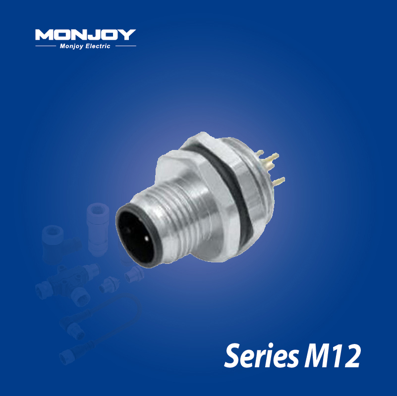 M12*1.0，D標準，針，浸焊， 板后，底座