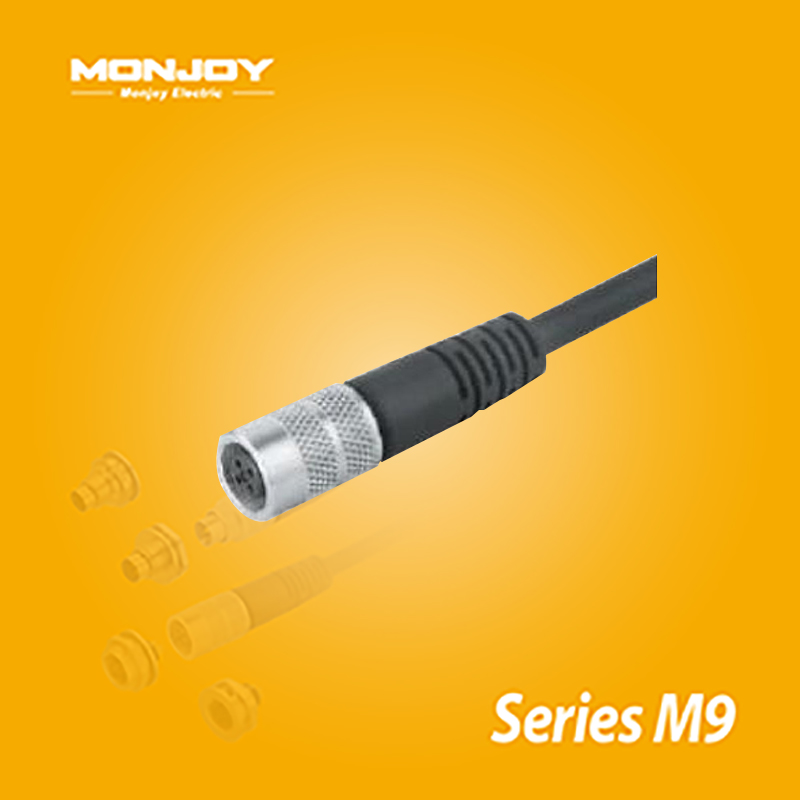 M9*0.5，直式，孔，澆鑄電纜連接器