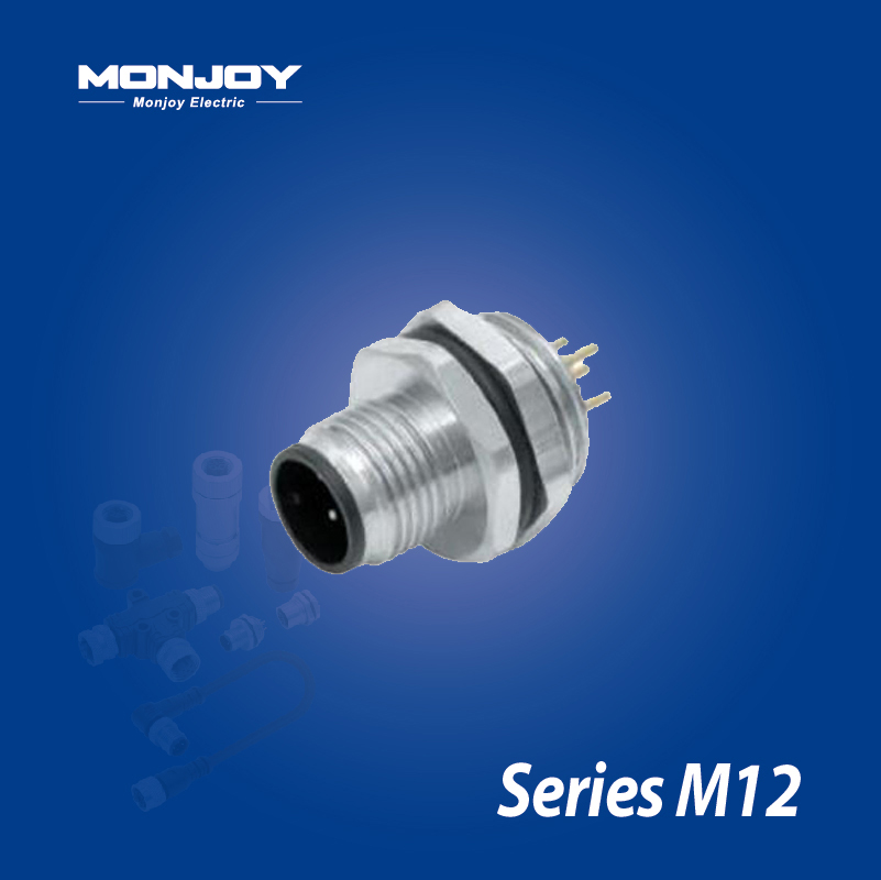 M12*1.0，A標(biāo)準(zhǔn)，針，浸焊， 板后，底座