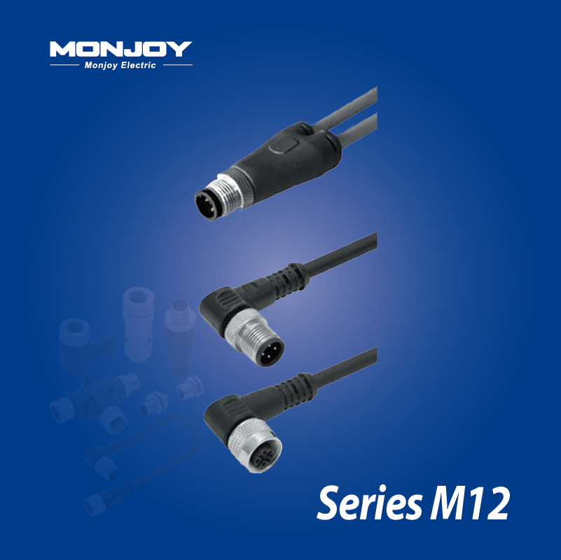  M12*1.0，直式，針-M12*1.0， 彎式，針/孔，澆鑄連接器
