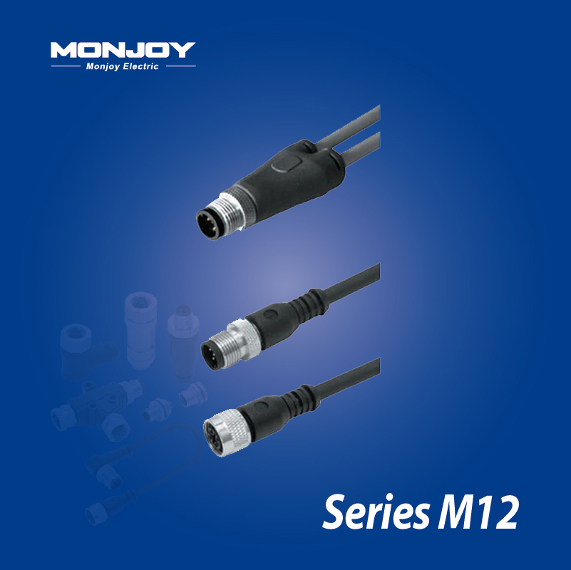  M12*1.0，直式，針-M12*1.0， 直式，針/孔，澆鑄連接器
